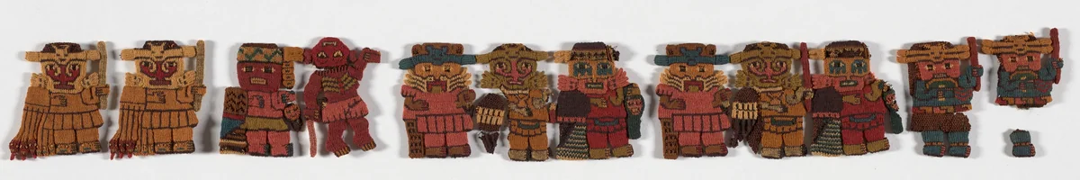 Warrior Fragments by Nazca, textile, -100-200