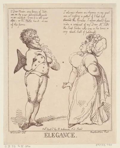 Elegance by Thomas Rowlandson, print, 1801