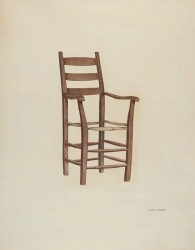 High Armchair by Virgil A. Liberto, index of american design, 1940