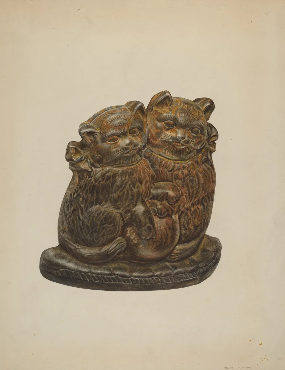 Door Stop by Archie Thompson, index of american design, 1937