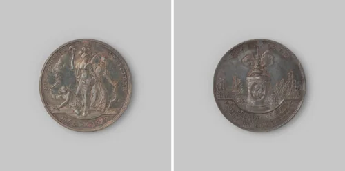Tweede eeuwfeest van de verlossing van Vlissingen by Theodorus Victor van Berckel, metalwork, 1772