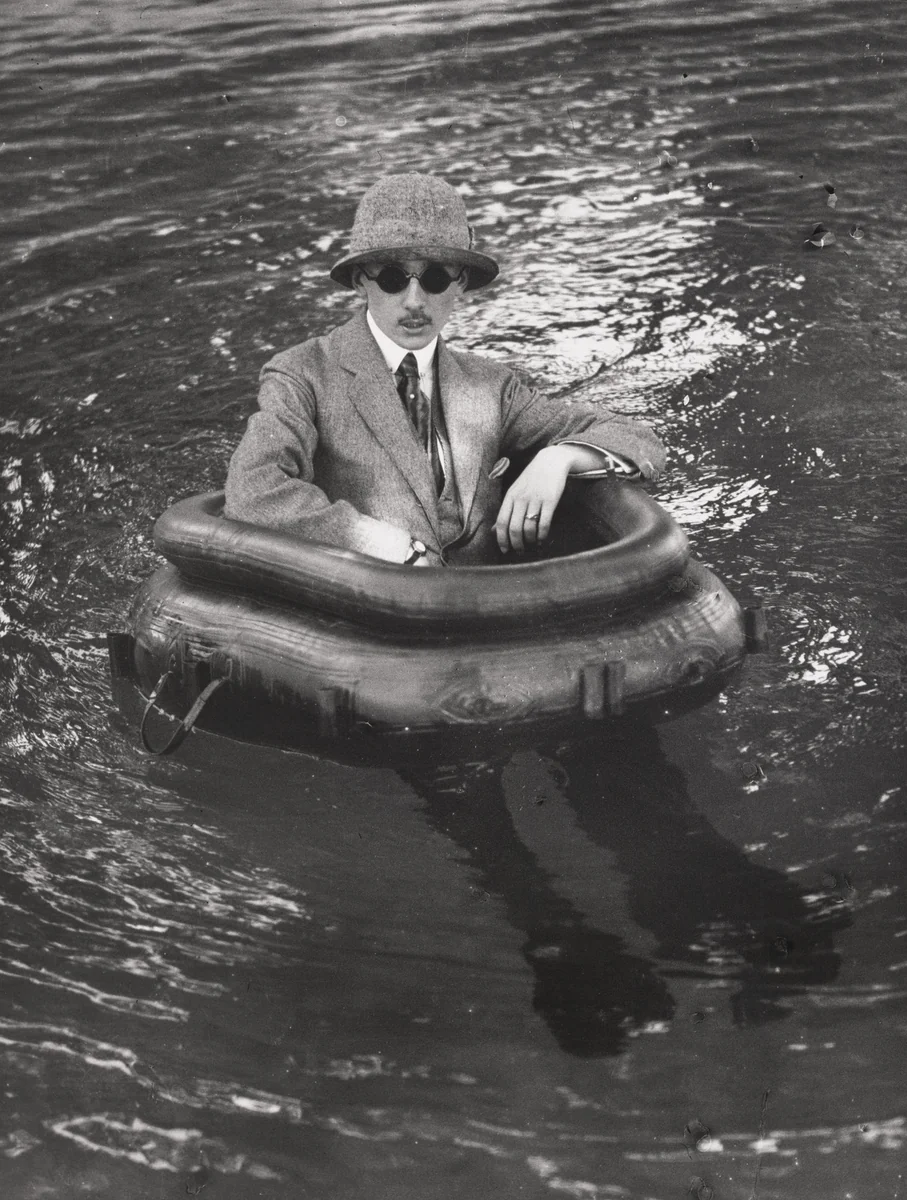Maurice Lartigue, Swimming Pool at Château de Rouzat by Jacques-Henri Lartigue, photograph, 1911