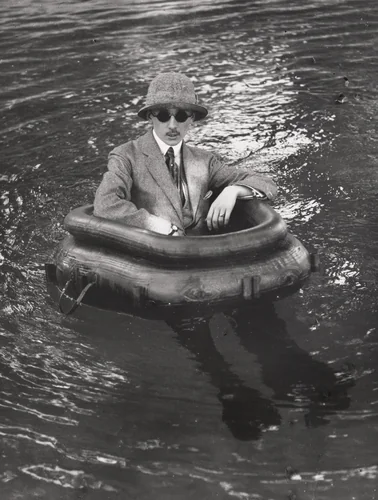 Maurice Lartigue, Swimming Pool at Château de Rouzat by Jacques-Henri Lartigue, photograph, 1911