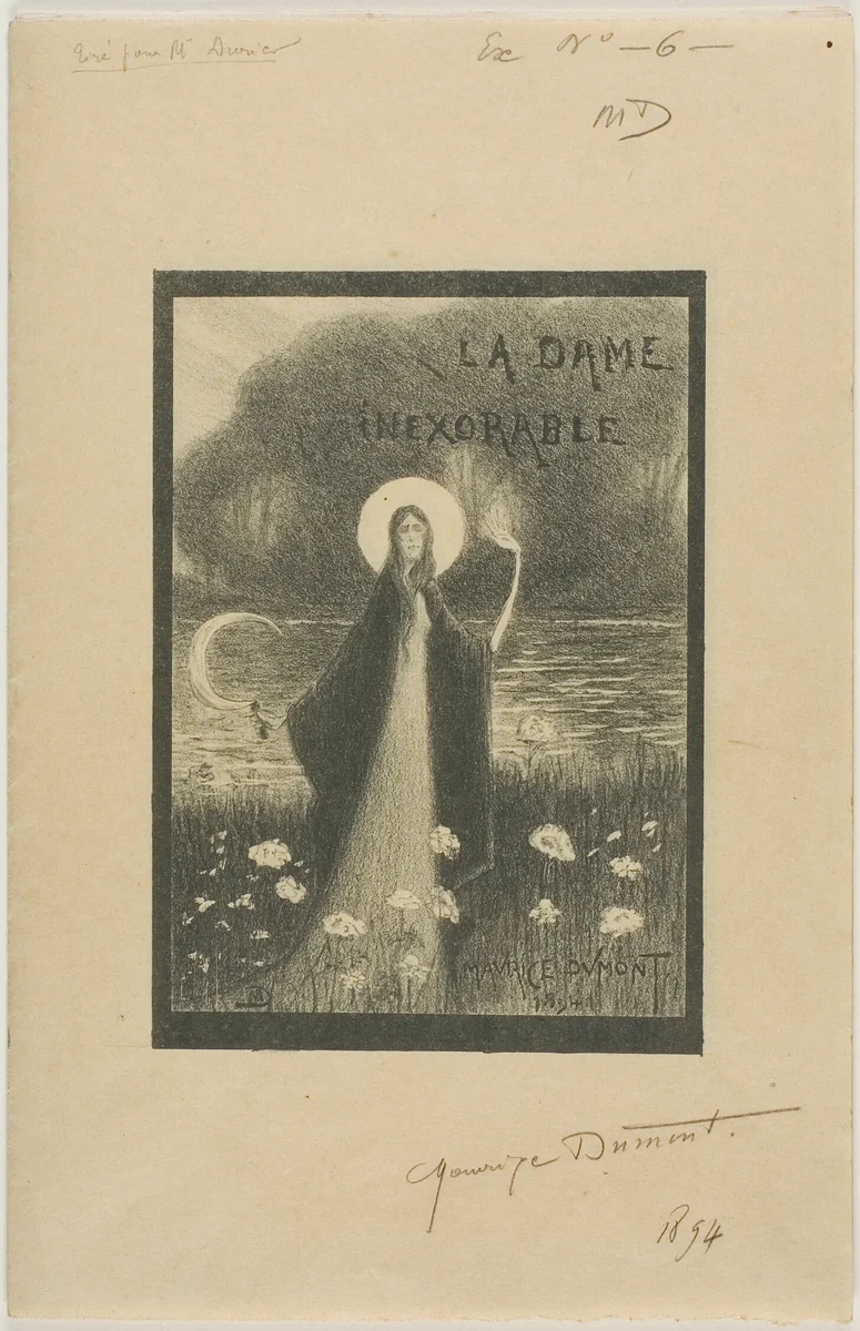 The Inexorable Woman by Maurice Dumont, print, 1894