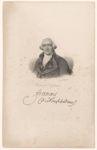 Portret van Nicolas François de Neufchâteau by anonymous, print, 1828-1842
