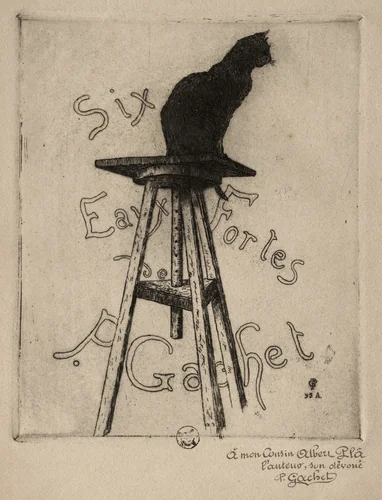 Six Etchings: Frontispiece by Paul Gachet, print, 1895