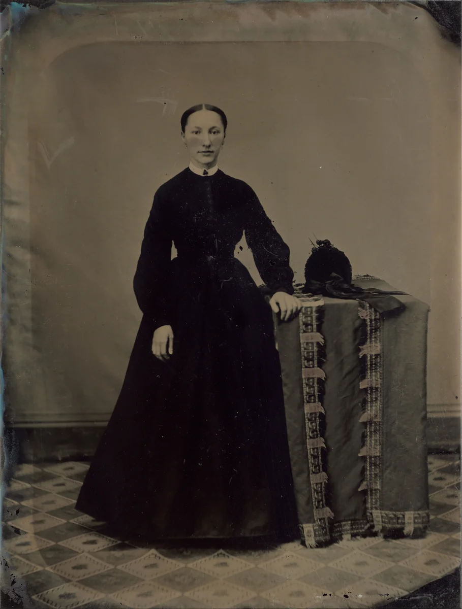 Portrait of a Civil War Widow by American 19th Century, photograph, 1860-1869