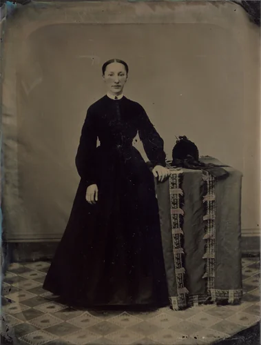 Portrait of a Civil War Widow by American 19th Century, photograph, 1860-1869