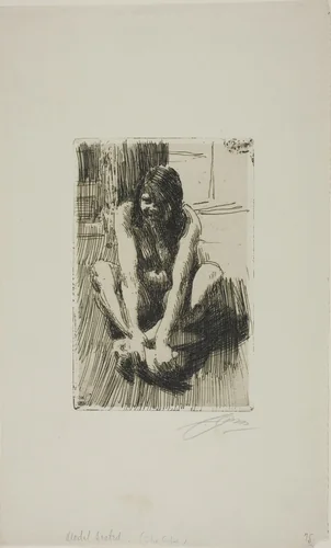 The Frog by Anders Zorn, print, 1910