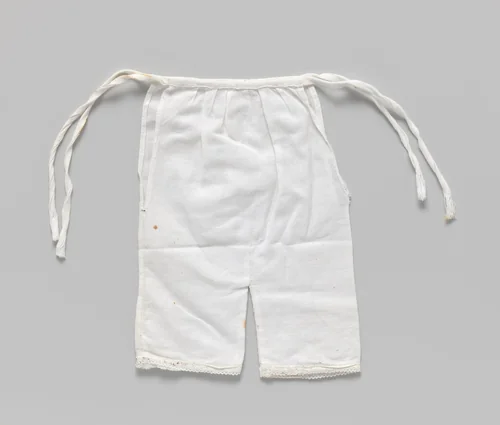 Broek met lange pijpen en versierd met stroken by P. Titjen-Baas, other, 1910