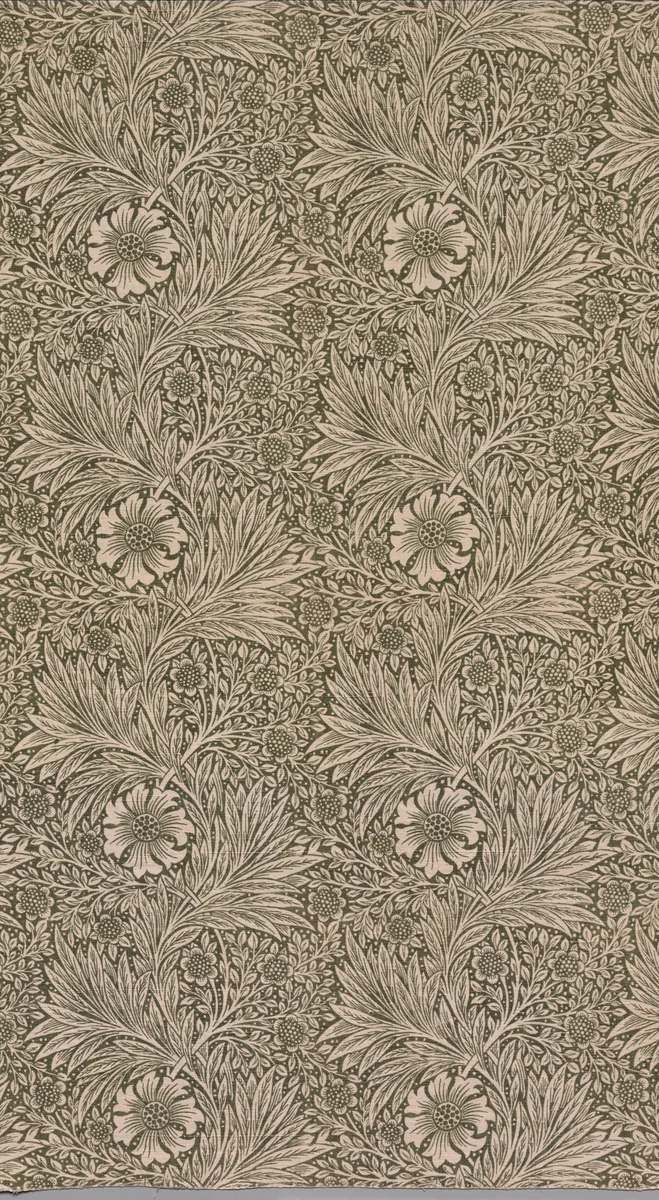 Marigold by William Morris, textile, 1920