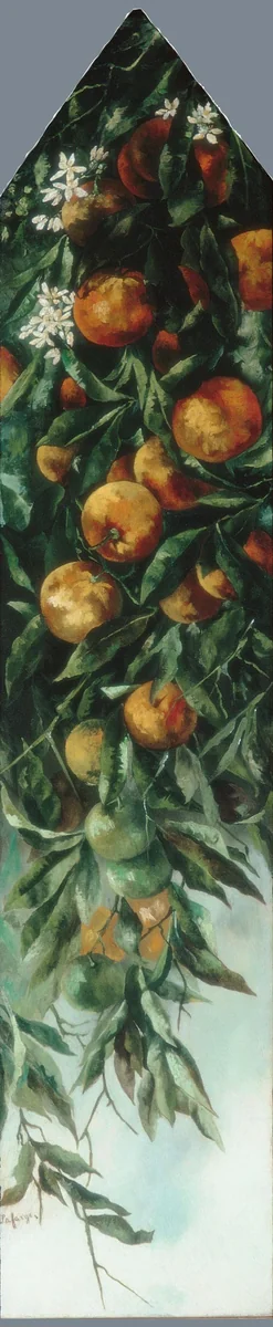 Orange Branch by John La Farge, artwork, 1880-1883