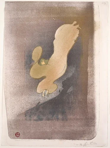 Miss Loïe Fuller by Henri de Toulouse-Lautrec, print, 1893
