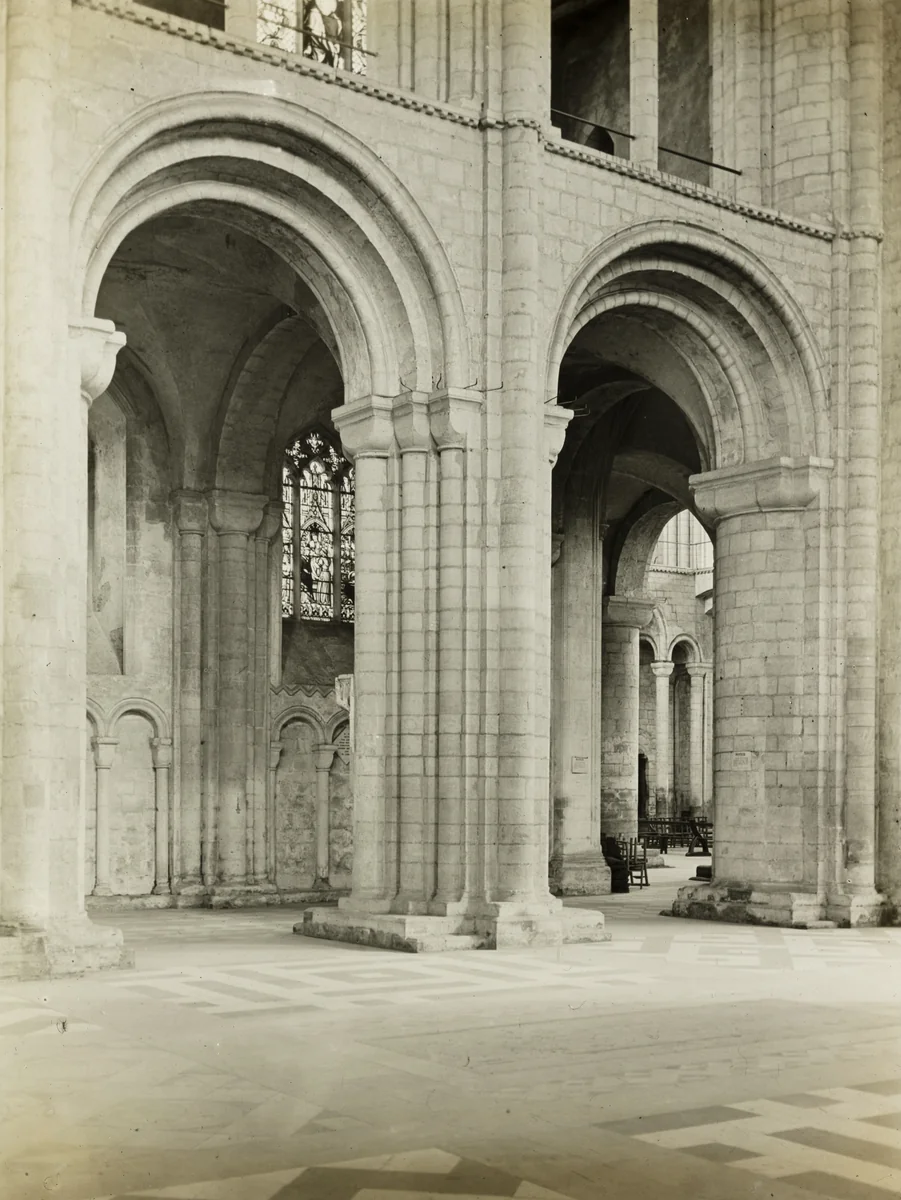 Ely Cathedral: Nave Arches by Frederick Evans, photograph, 1891