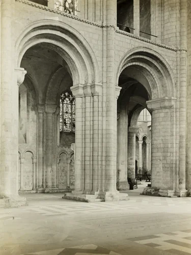 Ely Cathedral: Nave Arches by Frederick Evans, photograph, 1891