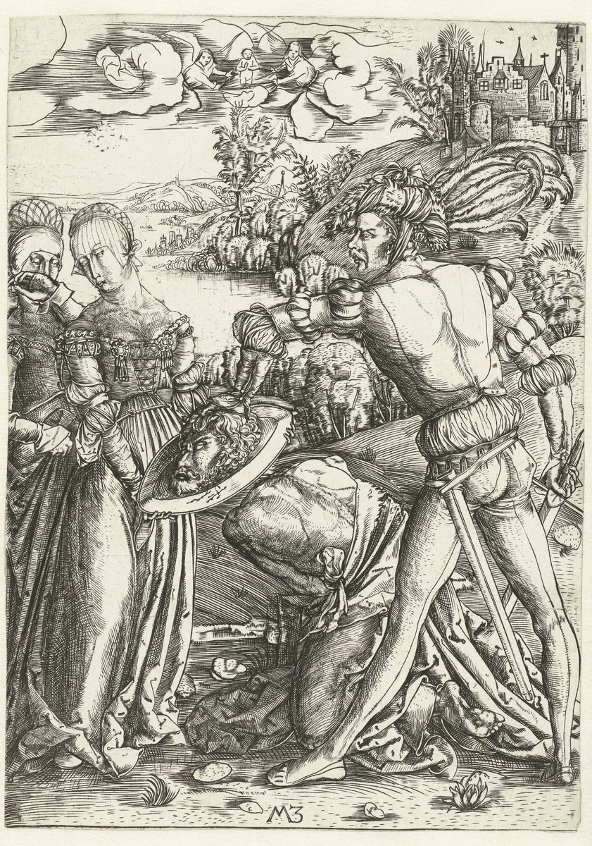 Onthoofding van Johannes de Doper by Unknown, print, 1500-1503