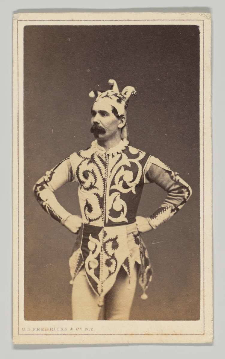 [Man in Costume] by C.D. Fredricks & Co., photograph, 1860-1869
