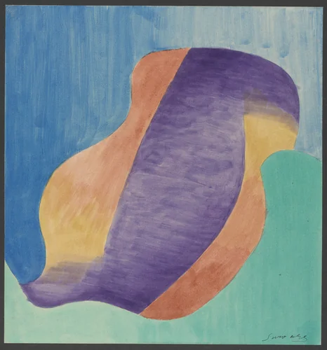 Colored Rhythm: Study for the Film by Léopold Survage, drawing, 1913