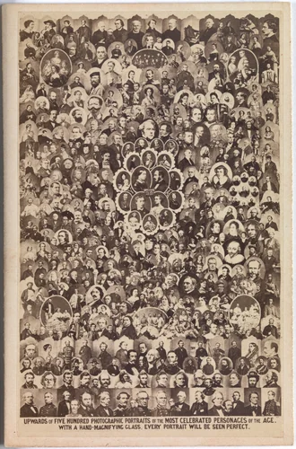 Upwards of Five Hundred Photographic Portraits of the Most Celebrated Personages of the Age by Ashford Brothers & Co., photograph, 1859-1869