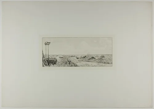 Homage, plate six from A Glove by Max Klinger, print, 1881