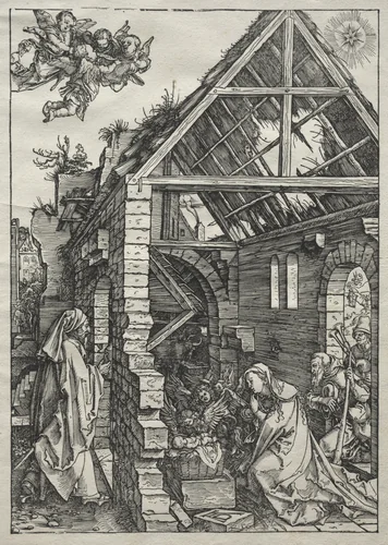 Life of the Virgin: The Nativity by Albrecht Dürer, print, 1504-1505