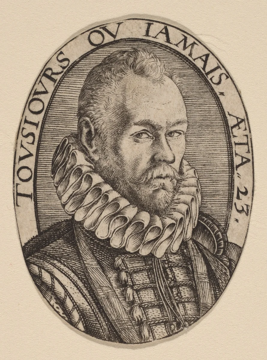 Arnout van Beresteyn by Hendrick Goltzius, print, 1579