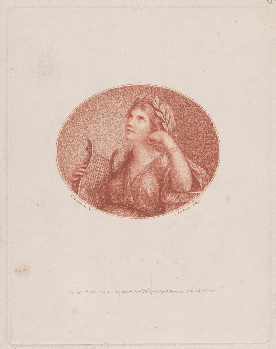 Poetry by Francesco Bartolozzi, print, 1783