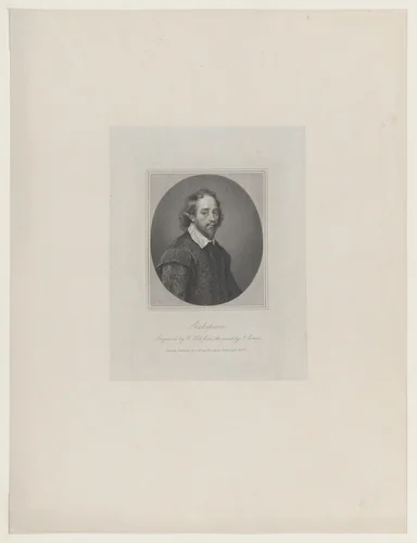 William Shakespeare by William Holl, print, 1827
