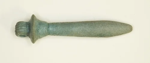 Amulet of a Papyrus Column by Egyptian, metalwork, -664--332