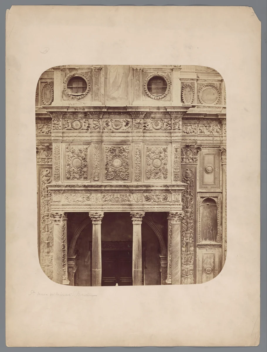 Santa Maria dei Miracoli, Brescia by Giacomo Rossetti, photograph, 1873