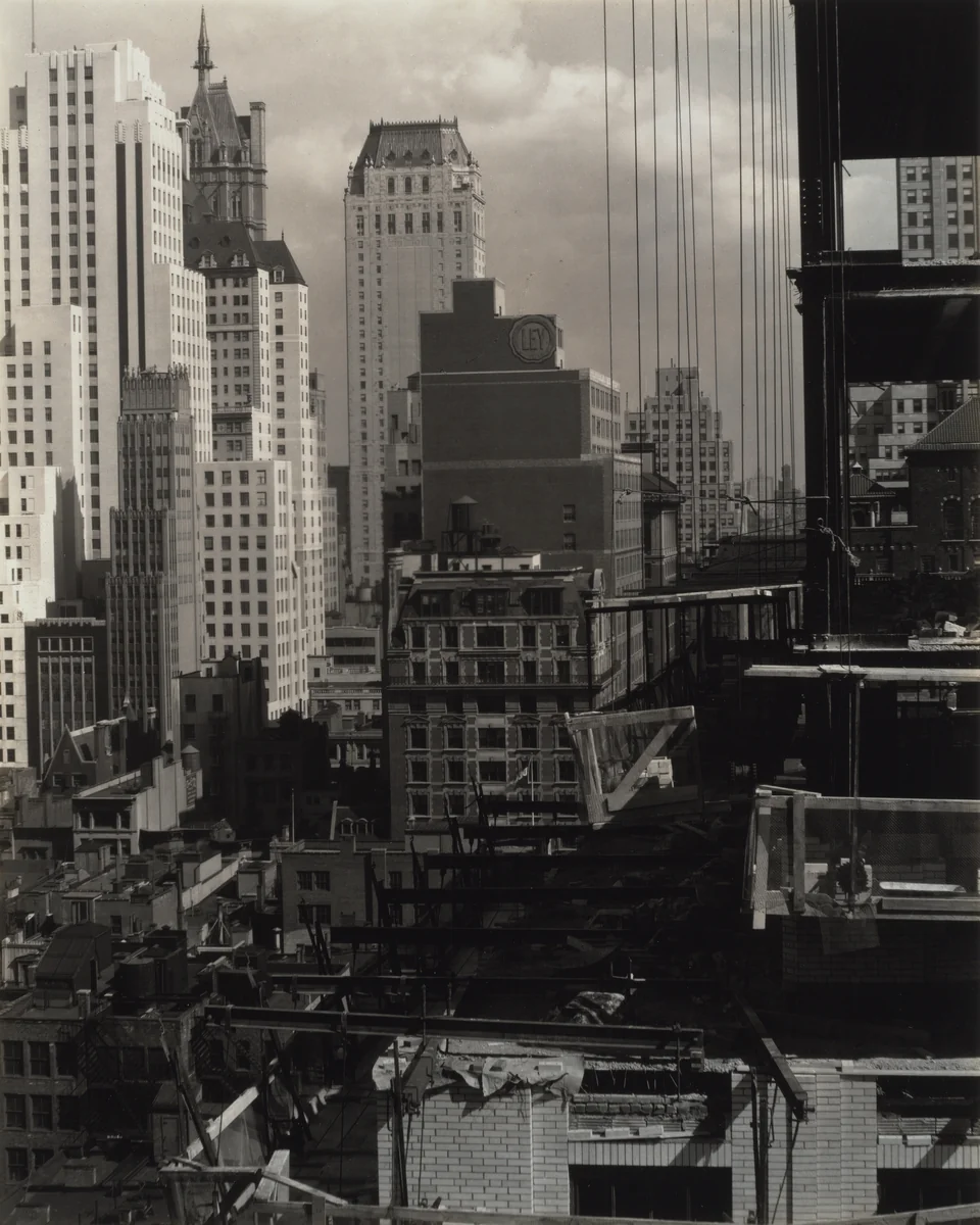 From My Window at An American Place, North by Alfred Stieglitz, photograph, 1931