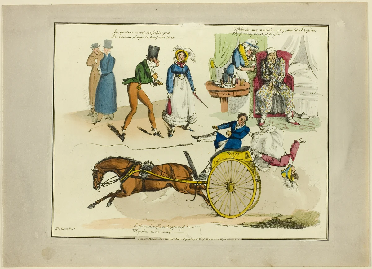 Plate from Illustrations to Popular Songs by Henry Alken, print, 1822