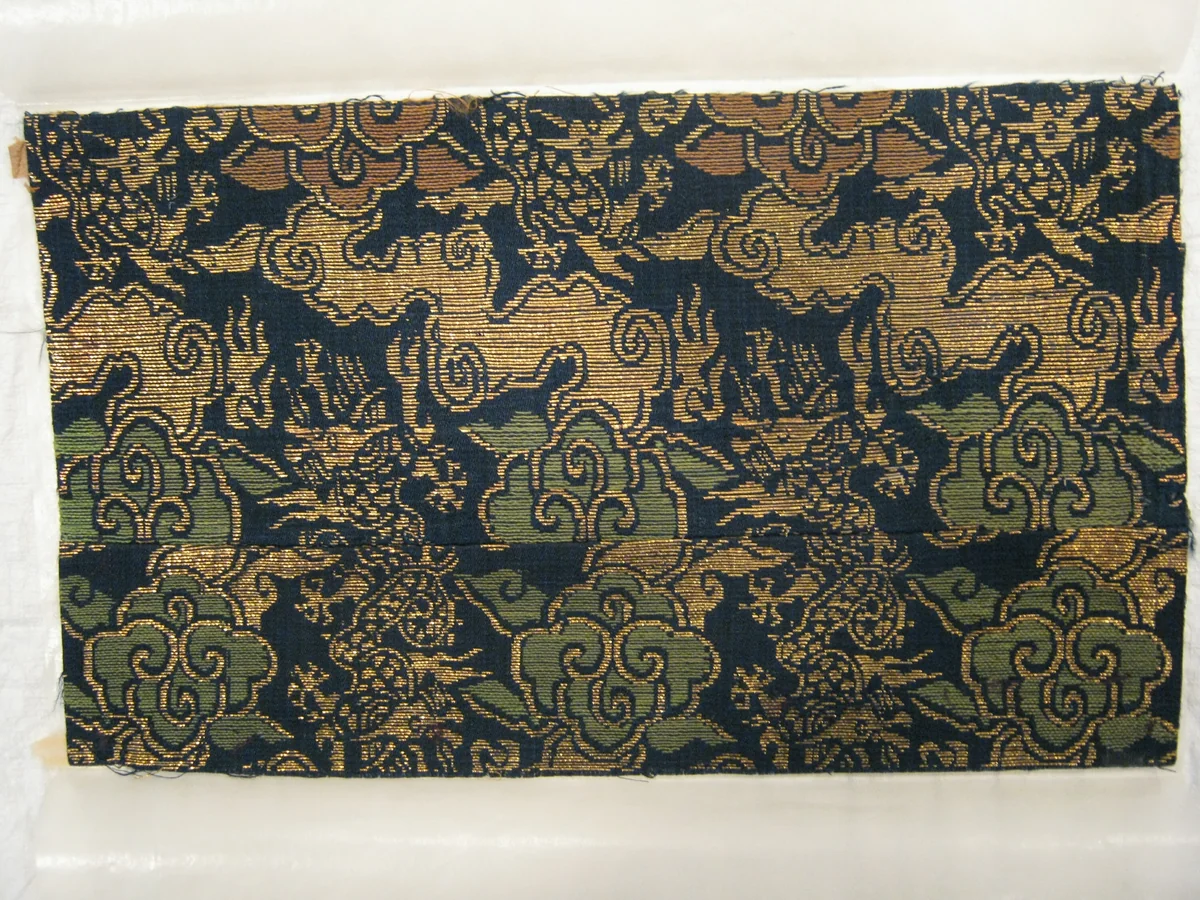 Fragment by Japan, textile, 1800-1825
