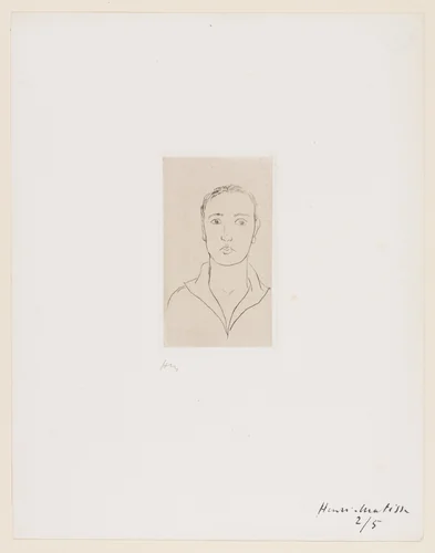 Henriette, Young Sailor (Henriette, jeune marin) by Henri Matisse, print, 1923