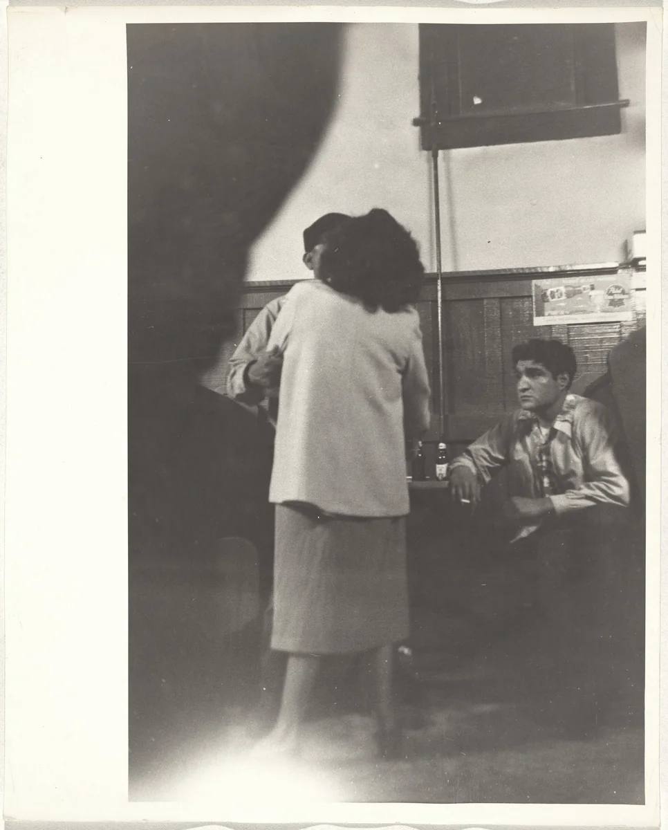 Couple in restaurant--New Mexico by Robert Frank, photograph, 1955