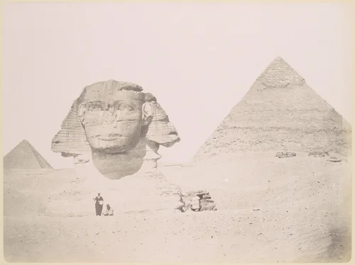 Pyramides et le Sphinx by Félix Bonfils, photograph, 1860-1879