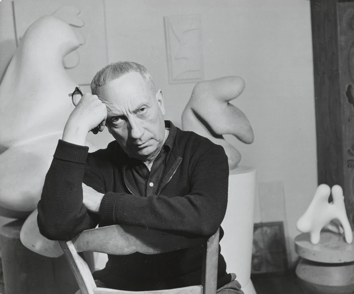 Hans Arp by Emmy Andriesse, photograph, 1948