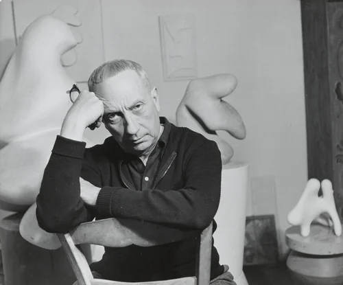 Hans Arp by Emmy Andriesse, photograph, 1948