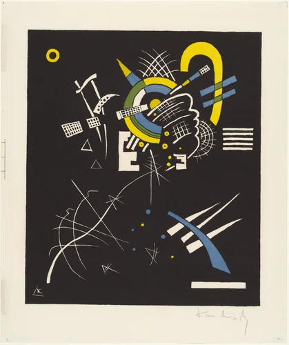 Small Worlds VII (Kleine Welten VII) from Small Worlds (Kleine Welten) by Wassily Kandinsky, print, 1922