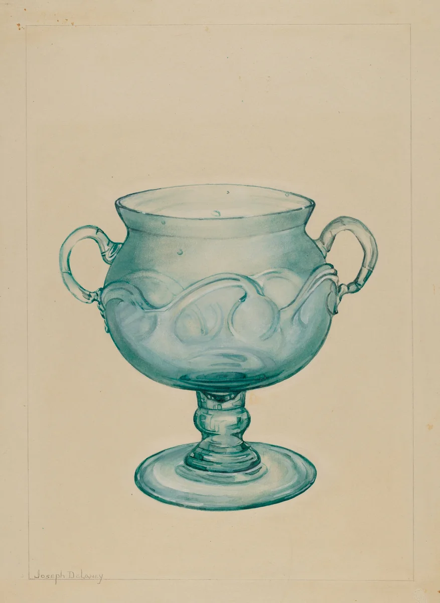 Sugar Bowl by Joseph Delaney, index of american design, 1940