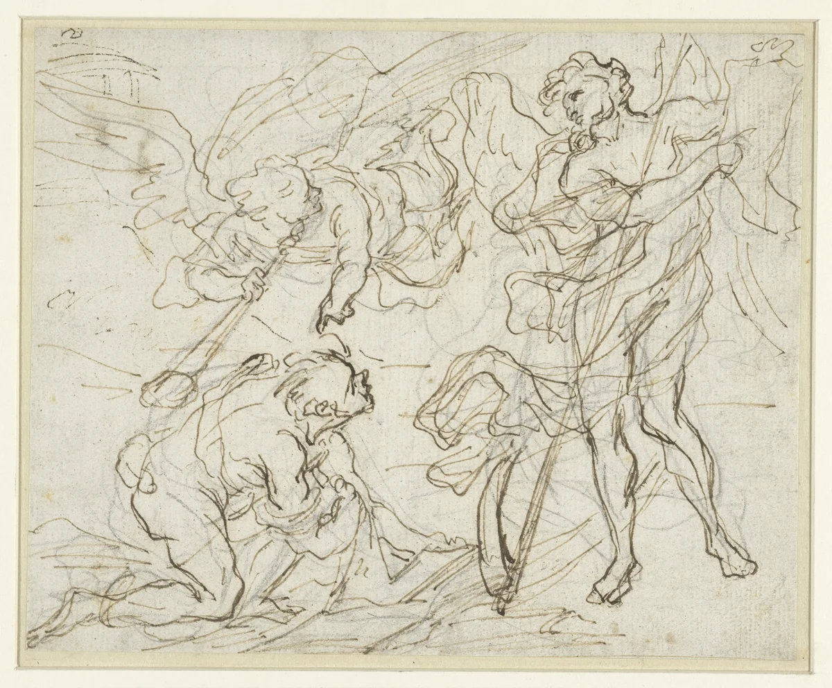 De Tijd by anonymous, drawing, 1700-1800