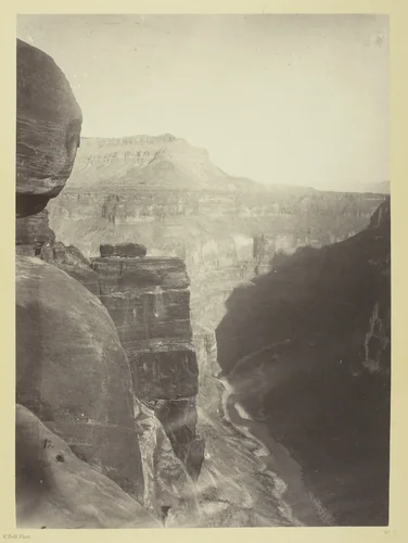 Grand Cañon of the Colorado River, Mouth of Kanab Wash, Looking East by William H. Bell, photograph, 1872
