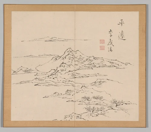 Reverberations of Taiga, Volume 2 (leaf 8) by Aoki Shukuya, other, 1730-1799