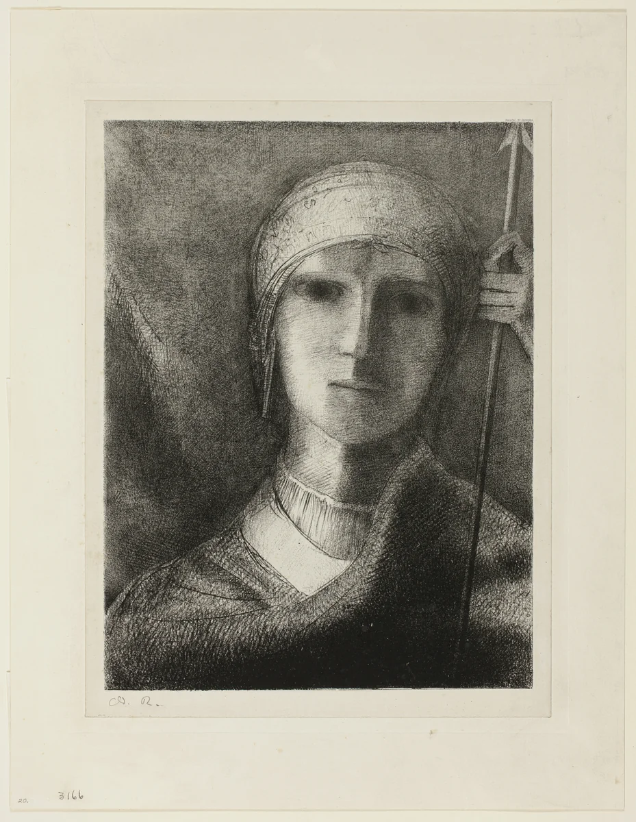 Parsifal by Odilon Redon, print, 1892