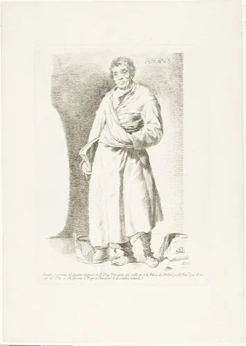 Aesop by Francisco José de Goya y Lucientes, print, 1778