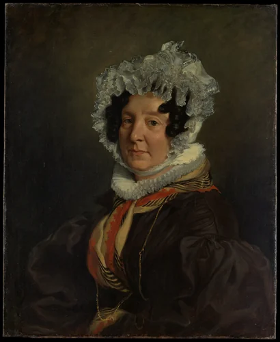 Madame Henri François Riesener (Félicité Longrois, 1786–1847) by Eugène Delacroix, painting, 1835