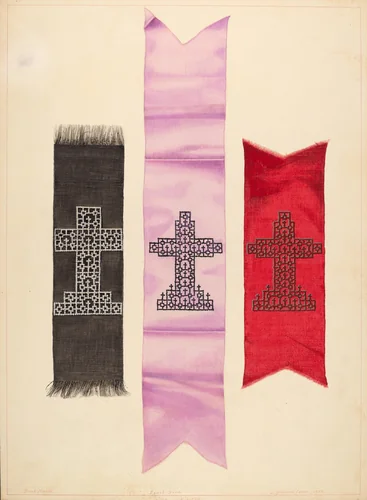 Book Marks by J. Howard Iams, index of american design, 1938