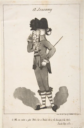 A Jessamy by Thomas Rowlandson, print, 1790
