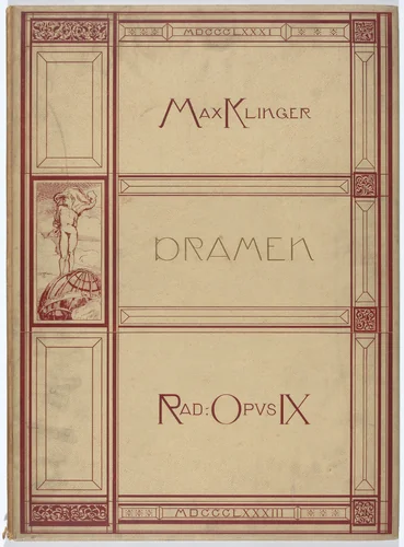 Dramen: VI Motive in X Blättern. Radierungen Opus IX by Max Klinger, portfolio, 1883