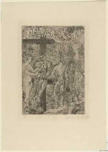 The Queen Parysatis by James Ensor, print, 1900